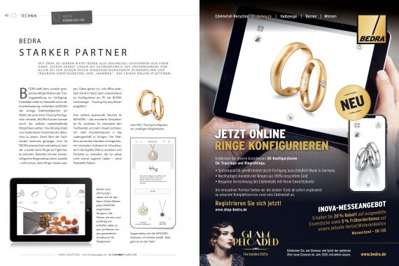 online viel zu bieten, Ringkonfiguratoren und marketplace