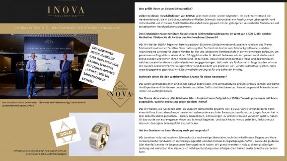 Preisverleihung GoldenNova