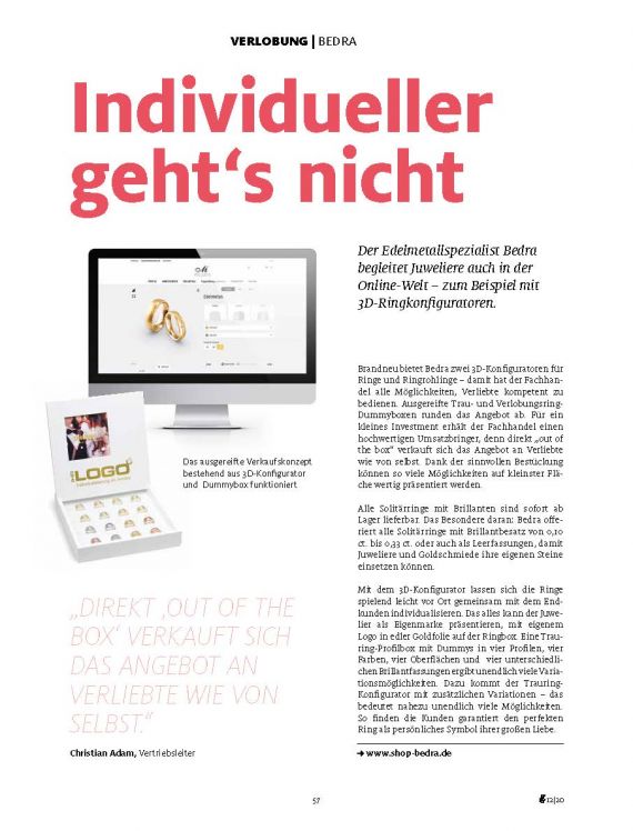 Ausgereiftes Verkaufskonzept
