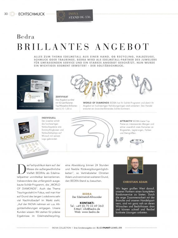 Brillantes Angebot von BEDRA