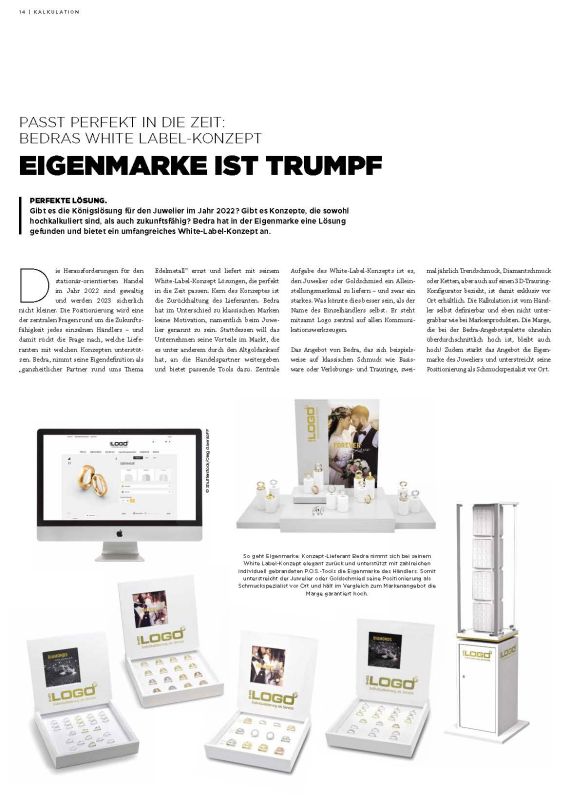 BEDRAS White Label Konzept