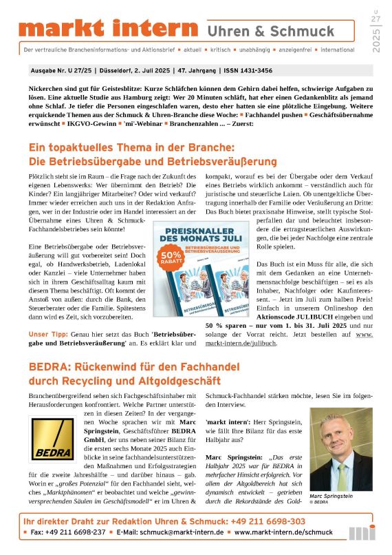 Recycling ist ein wichtiger Frequenzbringer und Umsatzträger
